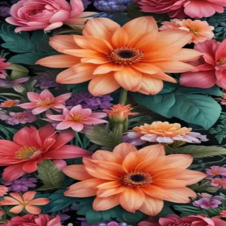 floral computer background