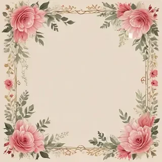 floral page borders