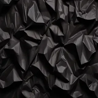 black crumpled paper