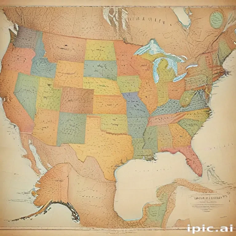 map of the united states of america