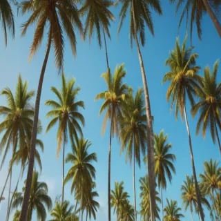 palm trees background