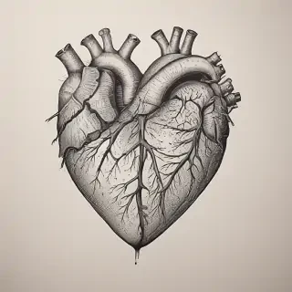 hand drawn heart