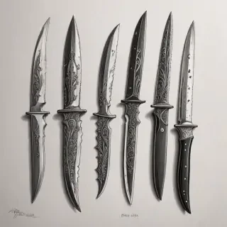 knife drawings