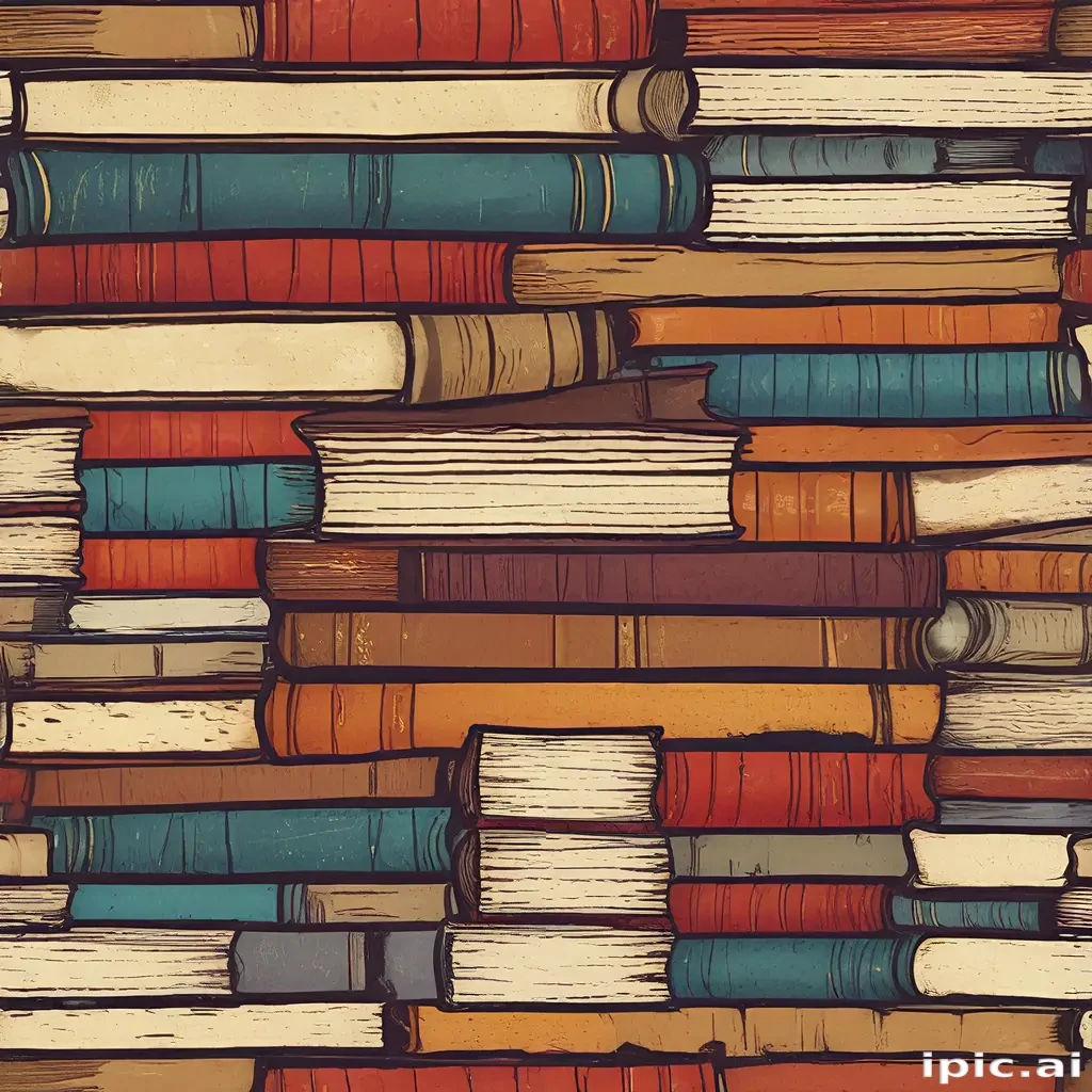stacked books clip art