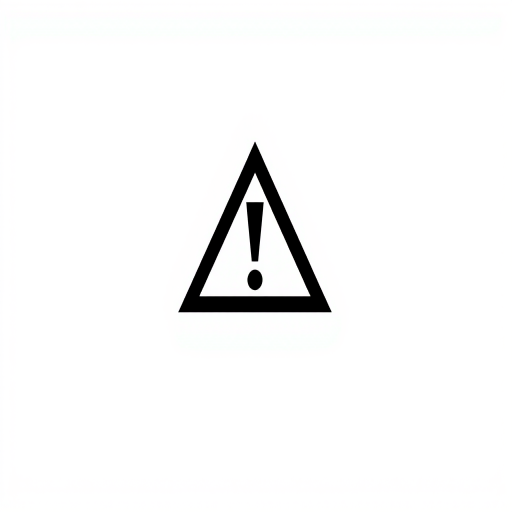 Generate a high-resolution image of a triangle with an exclamation mark inside, using a DSLR camera, 50mm lens, aperture f/2.8, ISO 100, natural light, and shot from an eye-level view to enhance clarity and detail.