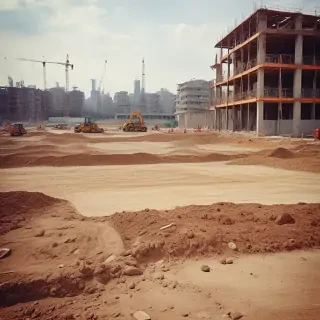 construction site background