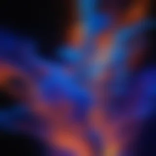 blue flame background
