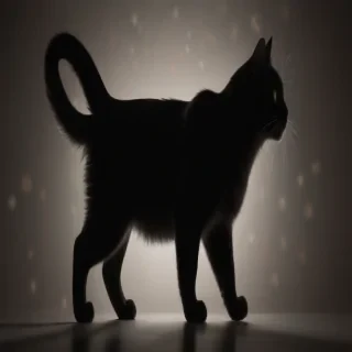 cat silhouette png