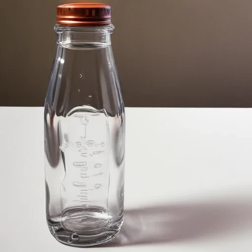water bottle drawing