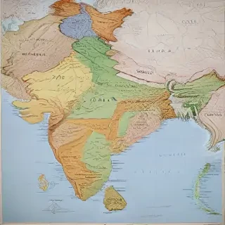 map of india
