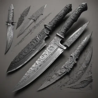 knife drawings