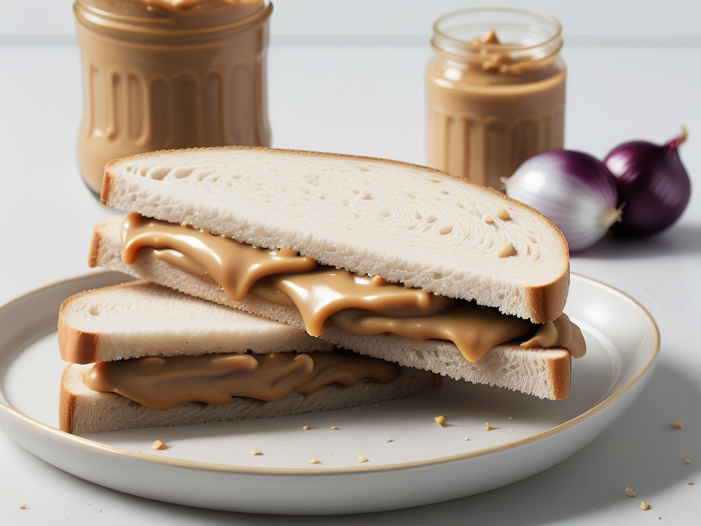 peanut butter and onion sandwich