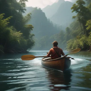 canoeing png