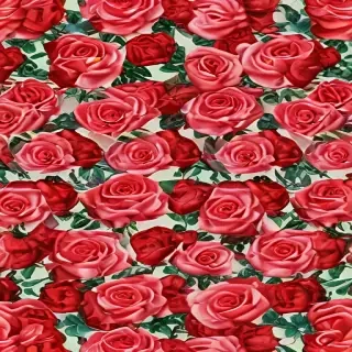 roses in background