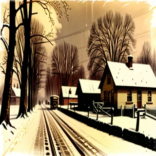 vintage winter pictures