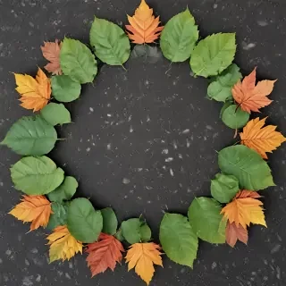leaf circle