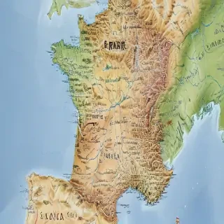 map of france