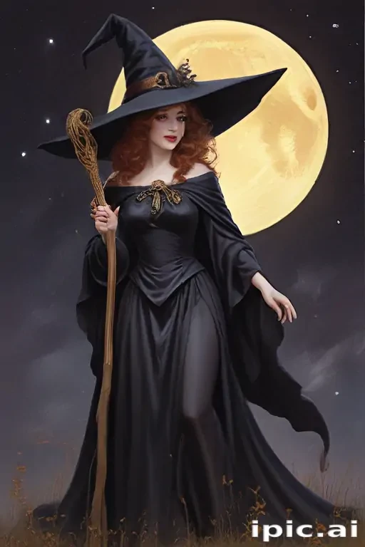 vintage witch art