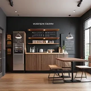 coffee shop mockup