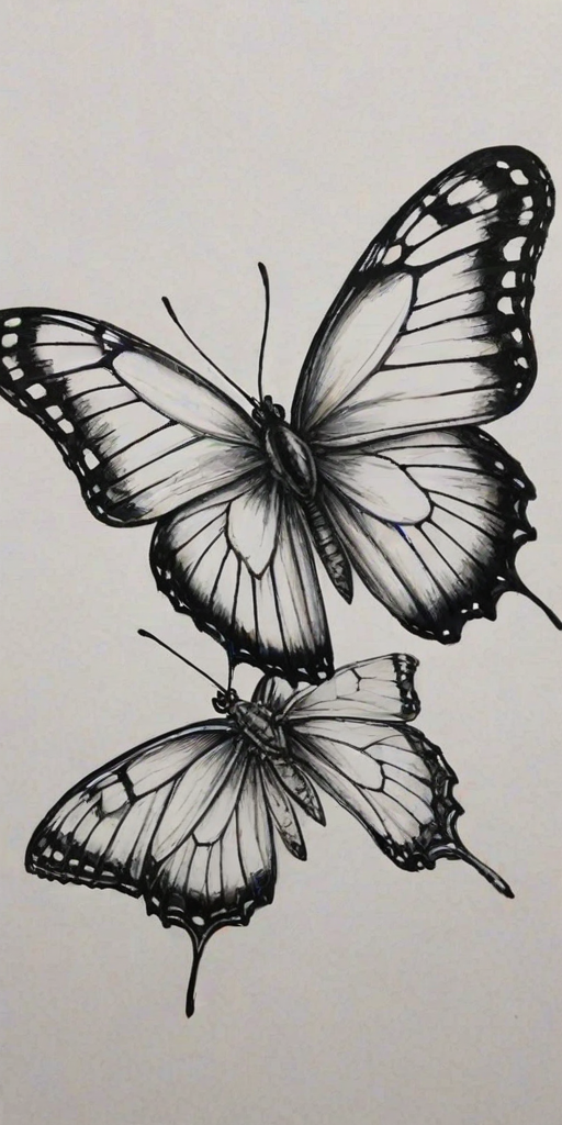 buterfly drawings
