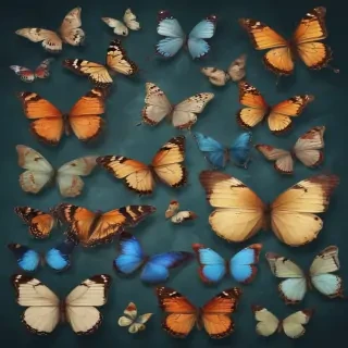 butterflies png