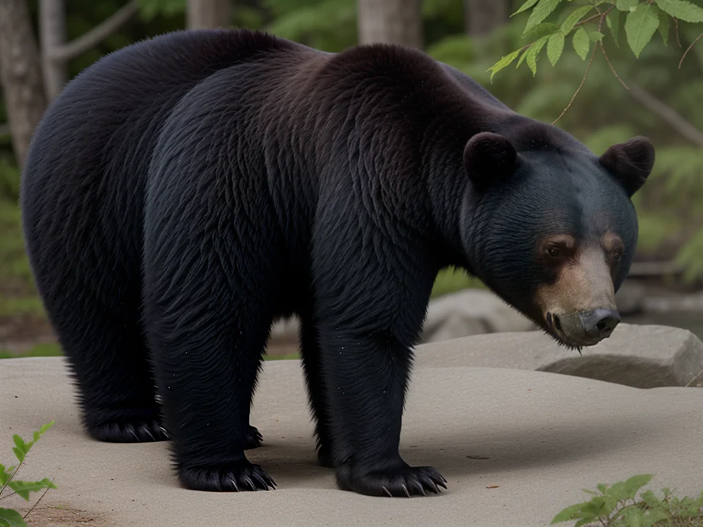 black bear png