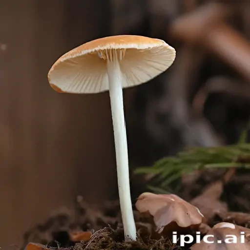 thin stemmed mushroom