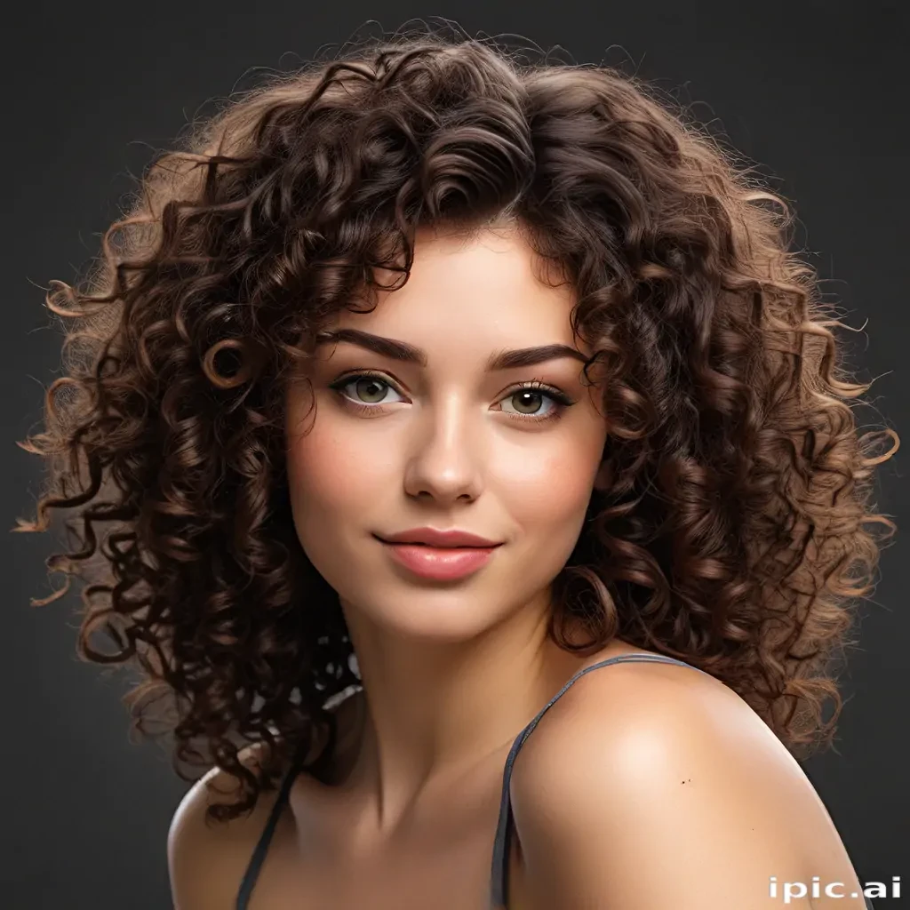 curly hair png
