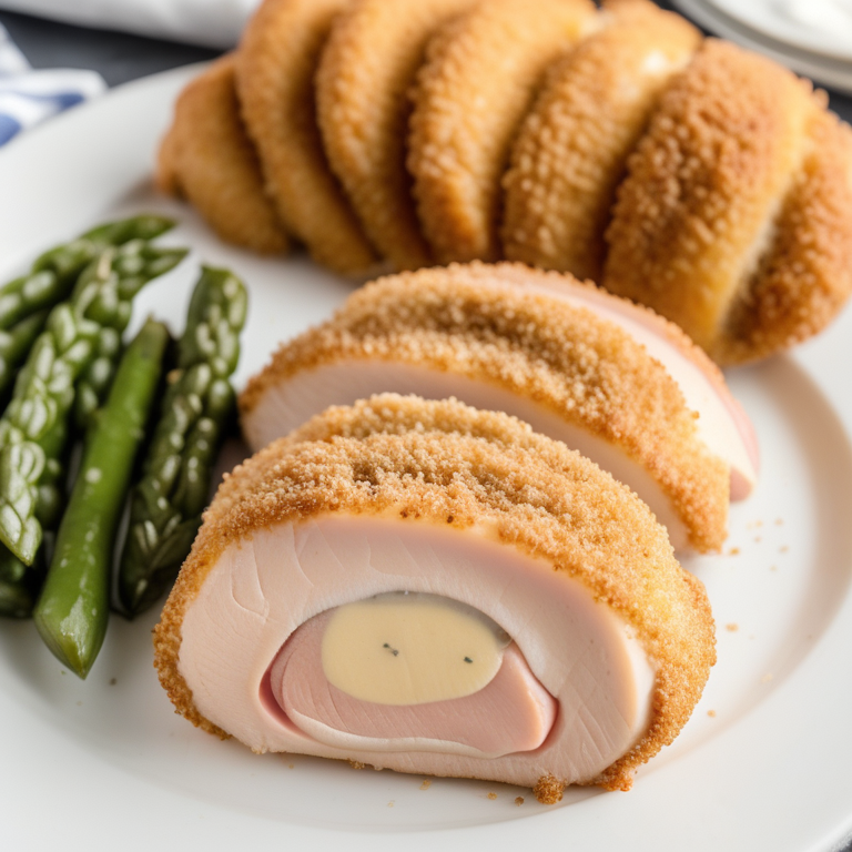 frozen chicken cordon bleu in air fryer