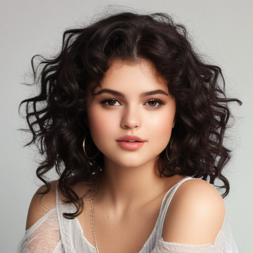 curly hair selena gomez