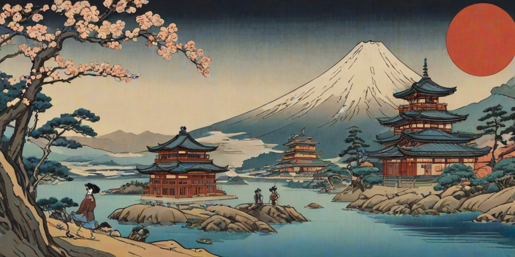 ukiyo e wallpaper