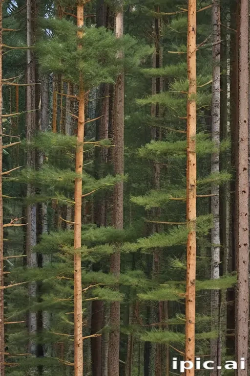 pine trees transparent background