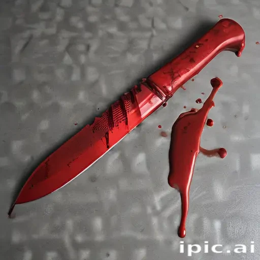 bloody knife aesthetic