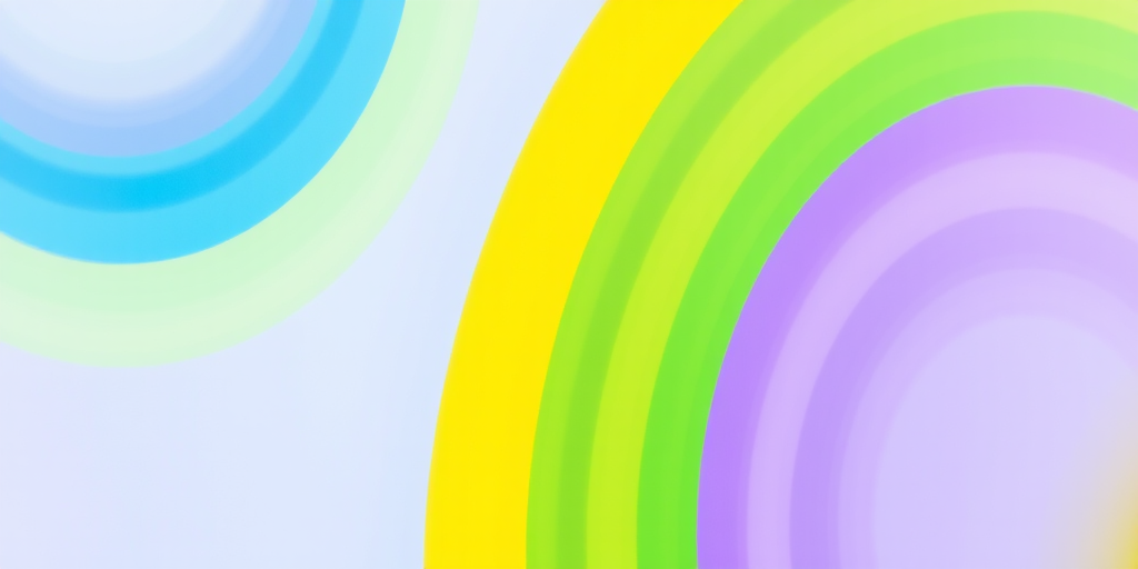 Create a vibrant, abstract pattern featuring pastel stripes in blue, green, yellow, and purple, shot with a Canon EOS R5 using a 35mm lens, f/8 aperture, ISO 100, 1/125 sec shutter speed, in a soft focus style to enhance color depth and clarity.