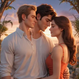 cartoon couple aesthetic