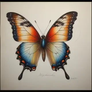 butterflies sketches