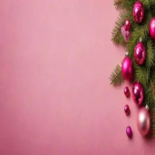 pink christmas background