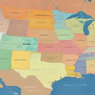 us states on a map