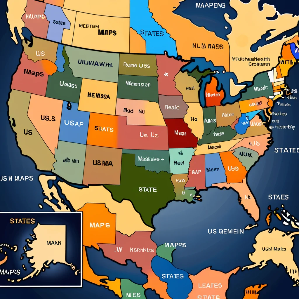 us maps with states