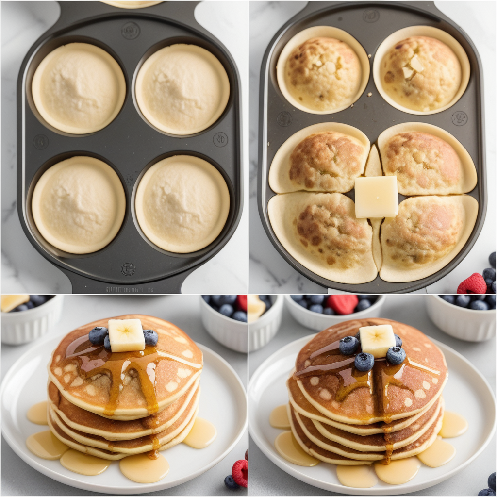 how to make muffin mix into pancakes