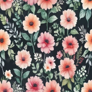 watercolor flowers clipart