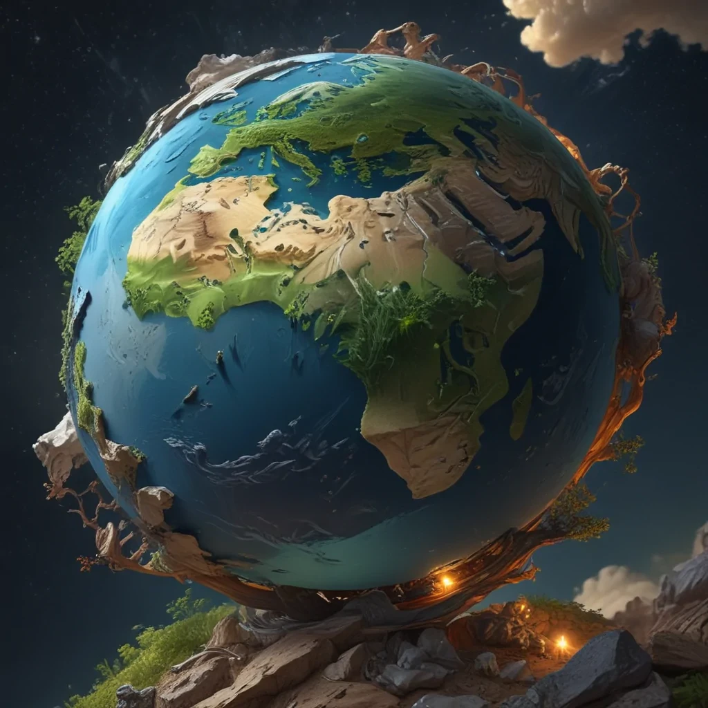 animated pic of earth
