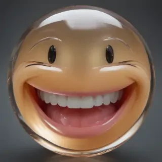 transparent smiley face
