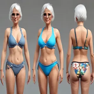 ai granny bikini