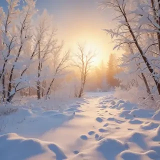 winter zoom background