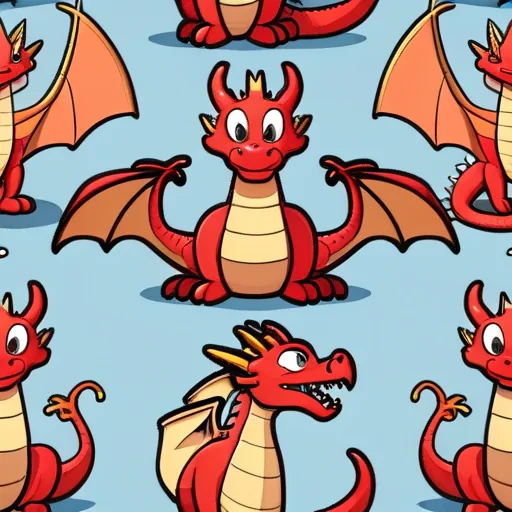 cartoon dragon