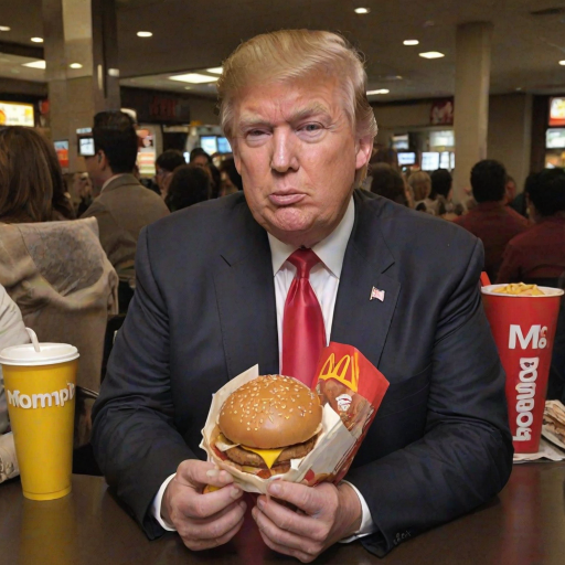 donald trump at mcdonalds