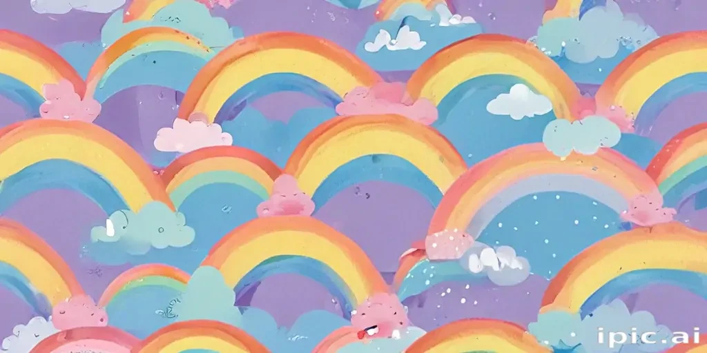 cute rainbow wallpaper