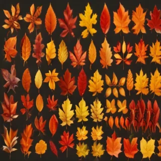 png fall leaves