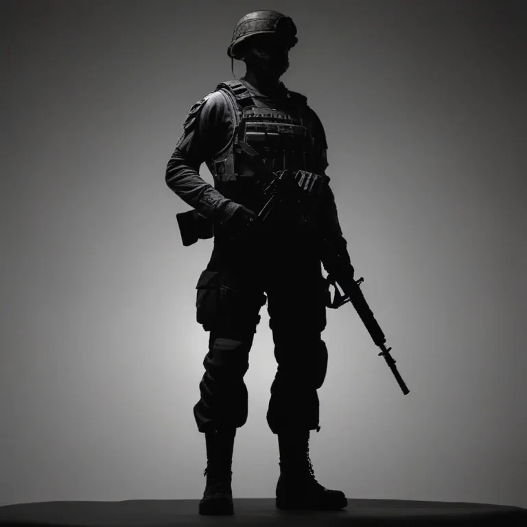 soldier silhouette png
